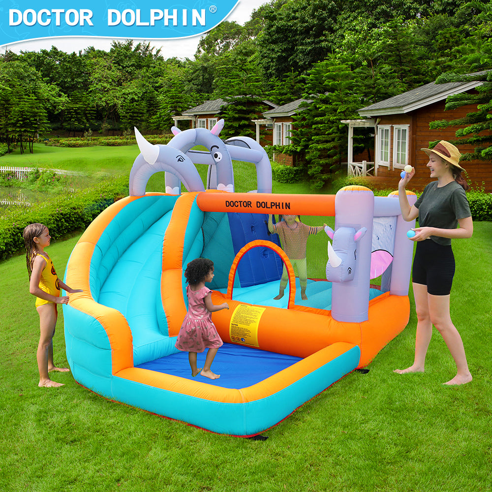 Panax 73009 Doctor Dolphin Inflatable Castle Bounce House Bouncer WATER SLIDES