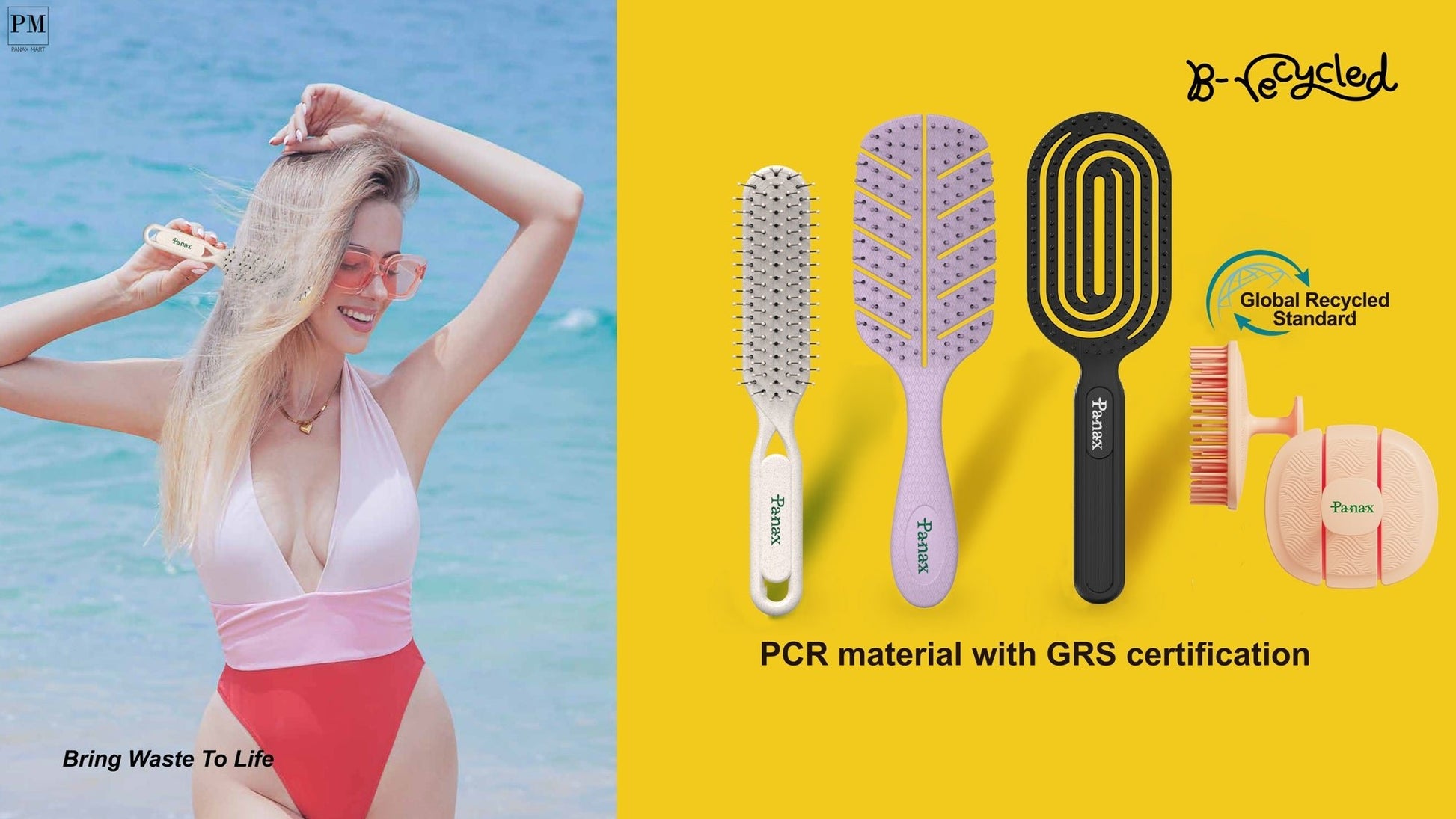 Panax Foldable Ag+ Technology Shampoo Brush - The World’s First Triple-Fold Design with Superior Cleaning and Bio-Friendly Innovation