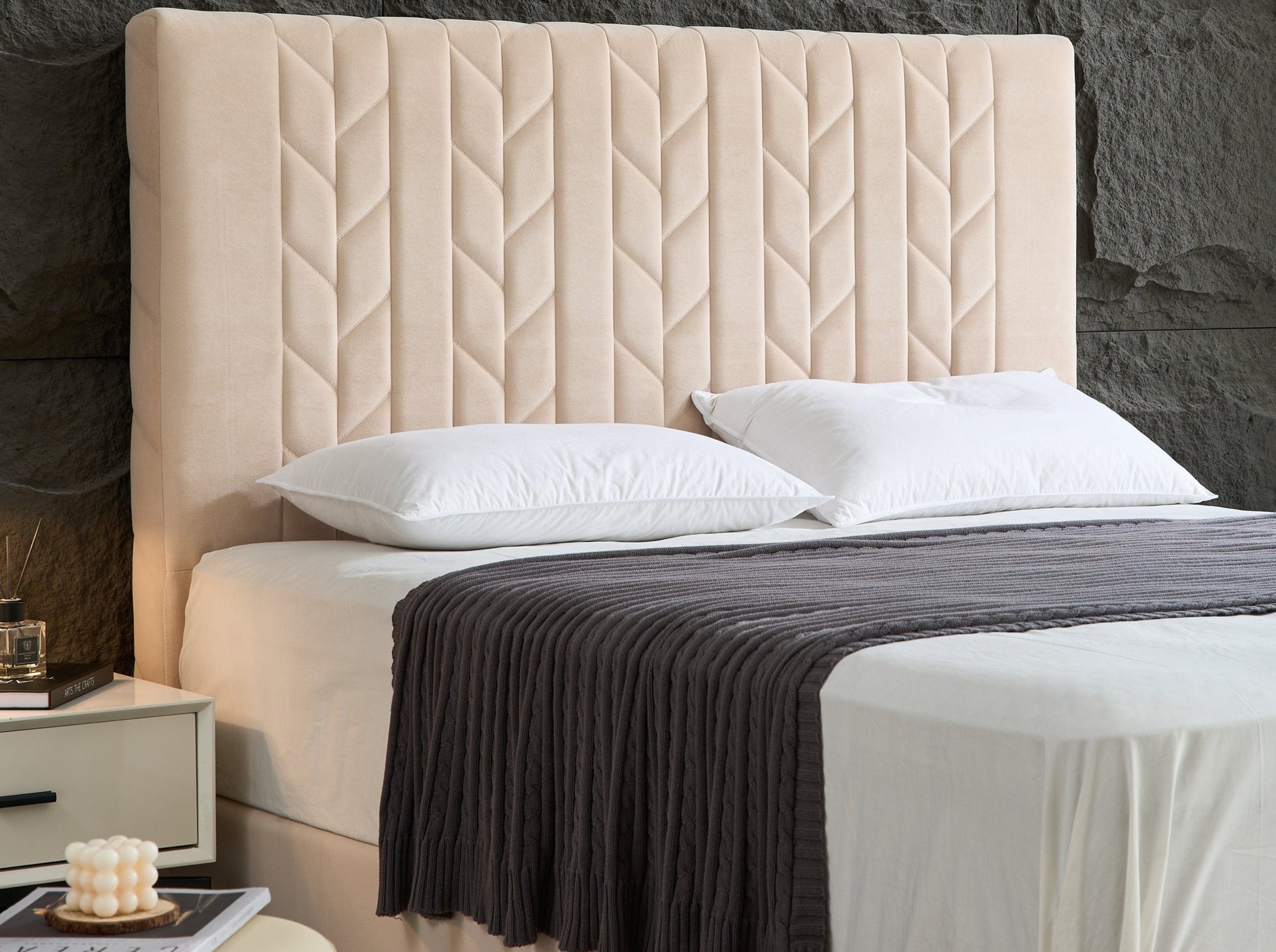 Panax Bed Frame with headboard