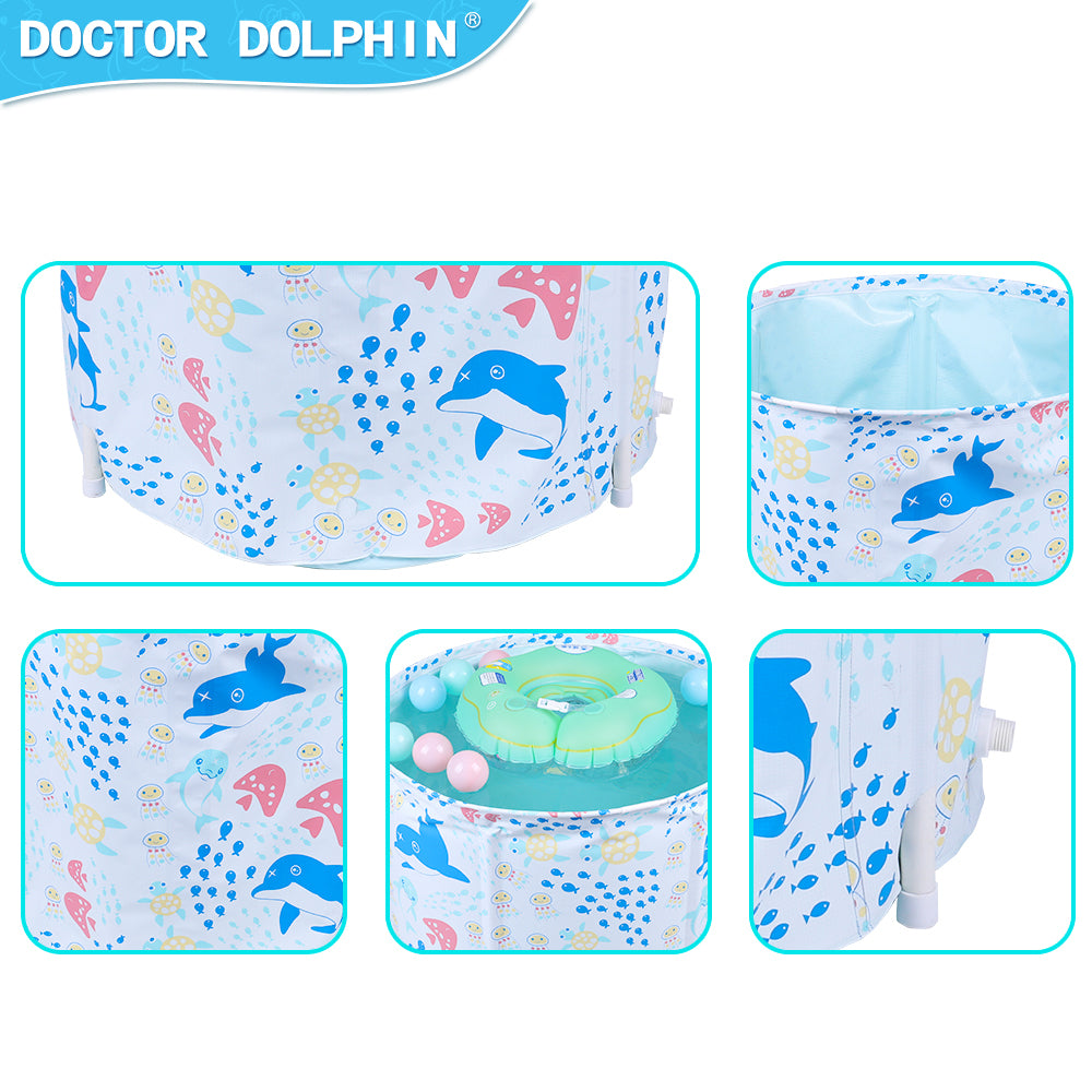 Doctor Dolphin Baby Ocean Kingdom Frame Pool – Fun and Easy Care