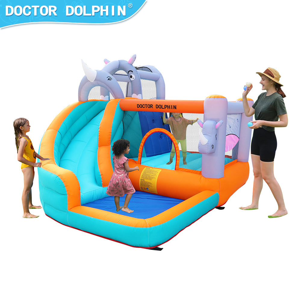 Panax 73009 Doctor Dolphin Inflatable Castle Bounce House Bouncer WATER SLIDES