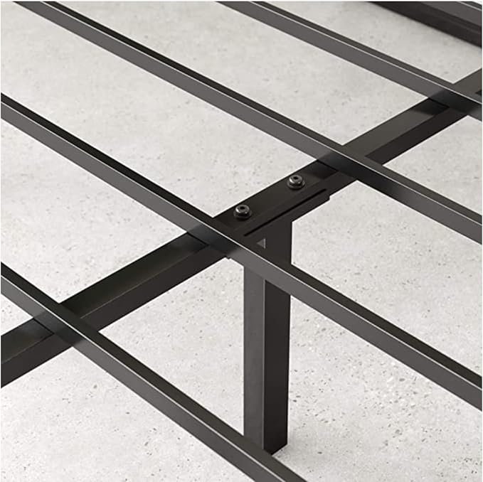 Panax Metal Platform Bed Frame with Steel Slat Support/Mattress Foundation