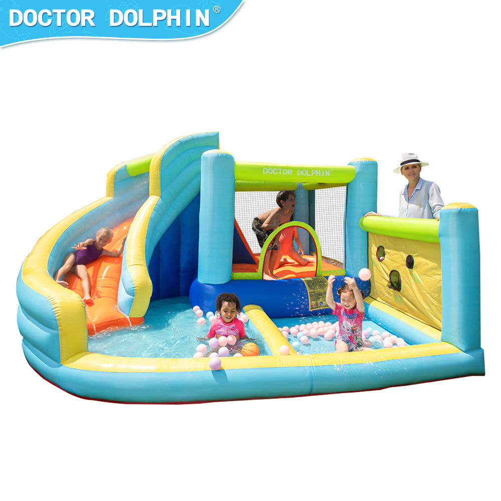 Panax 73003 Doctor Dolphin Inflatable Castle Bounce House Bouncer WATER SLIDES