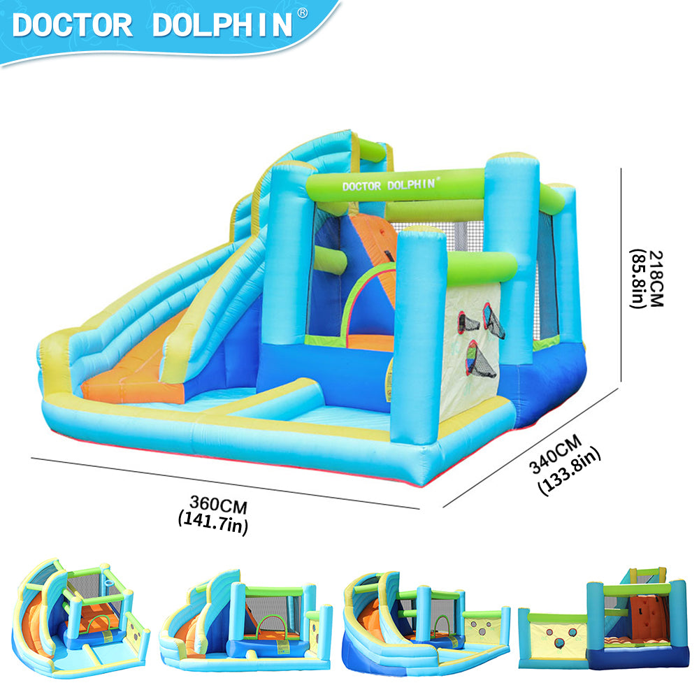 Panax 73003 Doctor Dolphin Inflatable Castle Bounce House Bouncer WATER SLIDES