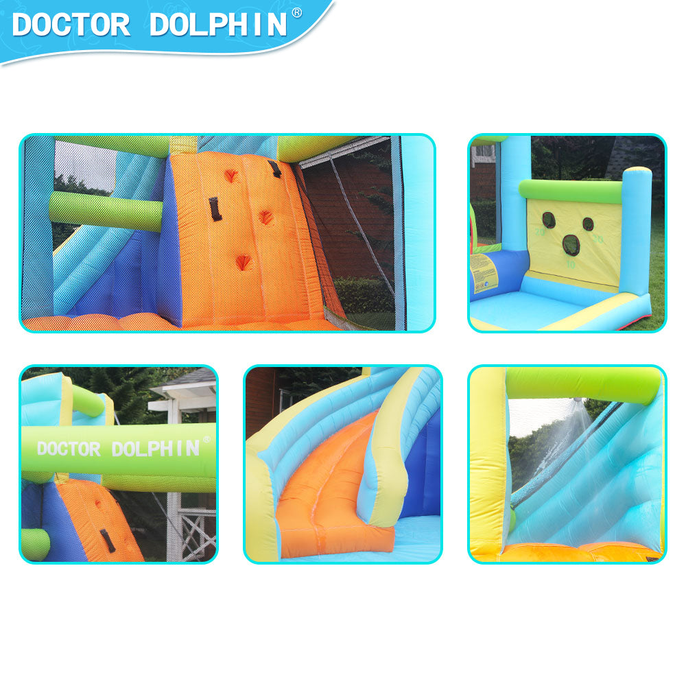 Panax 73003 Doctor Dolphin Inflatable Castle Bounce House Bouncer WATER SLIDES