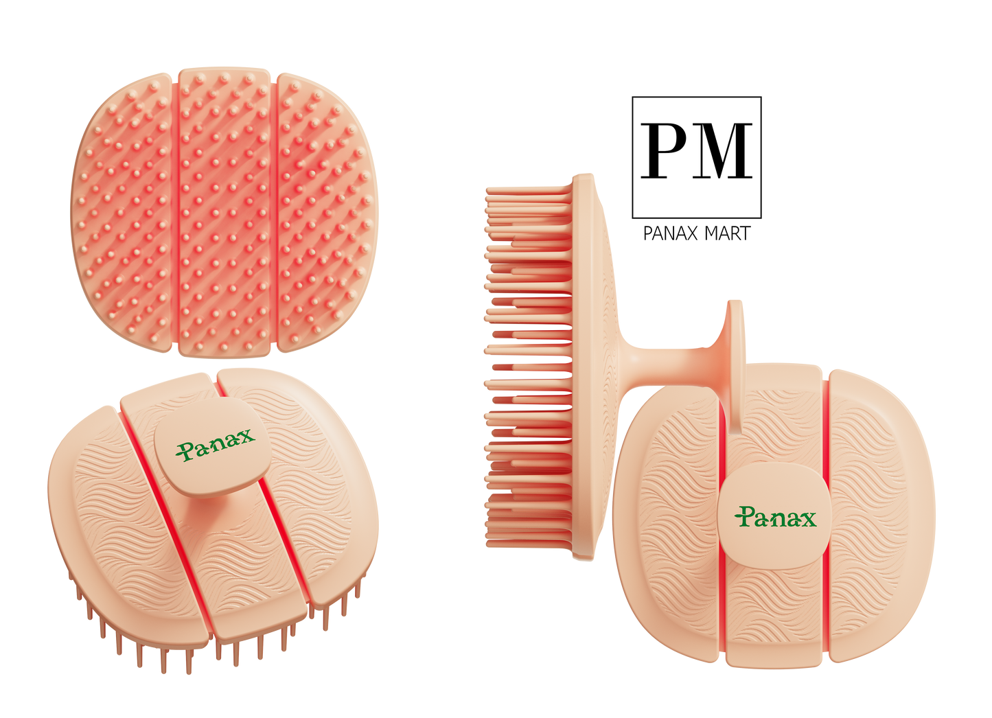 Panax Foldable Ag+ Technology Shampoo Brush - The World’s First Triple-Fold Design with Superior Cleaning and Bio-Friendly Innovation