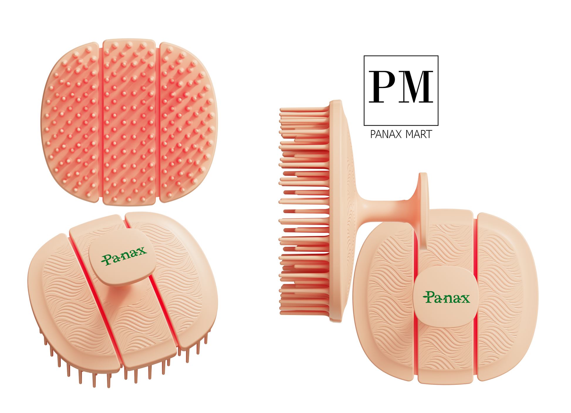 Panax Foldable Ag+ Technology Shampoo Brush - The World’s First Triple-Fold Design with Superior Cleaning and Bio-Friendly Innovation