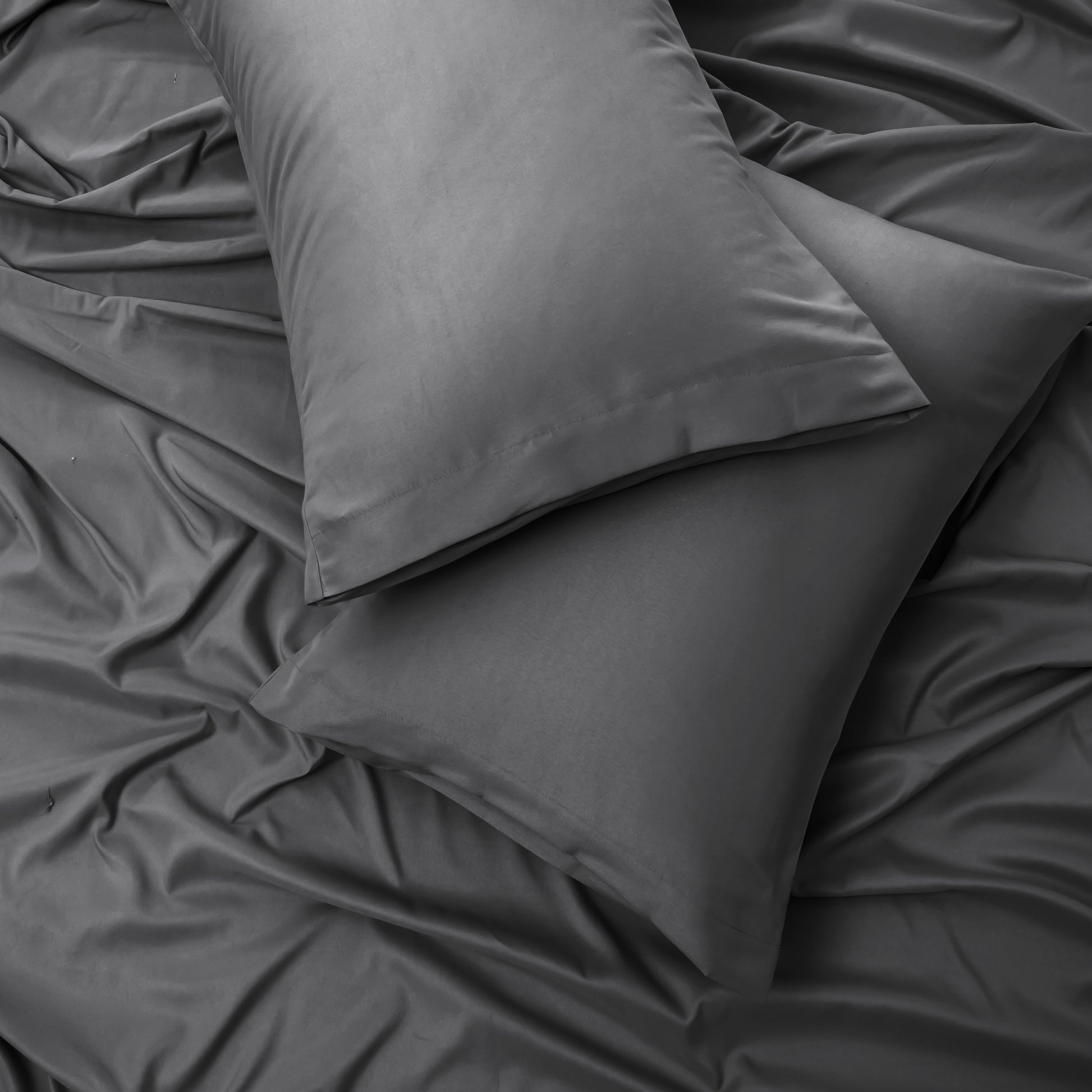 Panax Bedding Multi Size Bed Sheets Set - Brushed Microfiber - Shrinkage and Fade Resistant - Easy Care (Dark Grey)