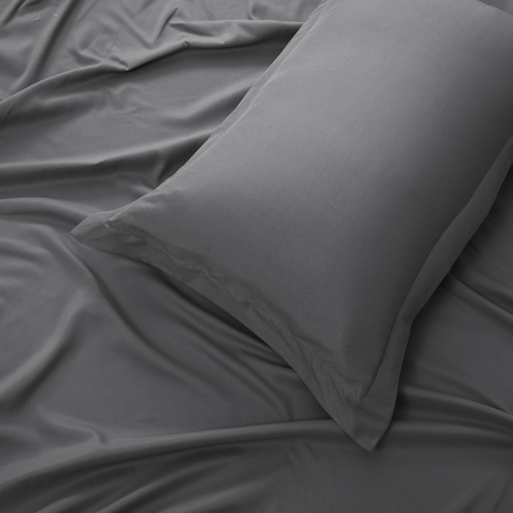 Panax Bedding Premium Microfiber Duvet Cover Set – Multi-Size, Soft, Durable & Easy Care (Dark Grey)
