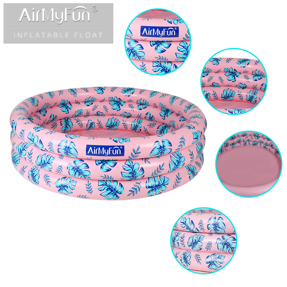 Air My Fun Tropical Plants Pool Float, 155x155x40cm, Ages 3+