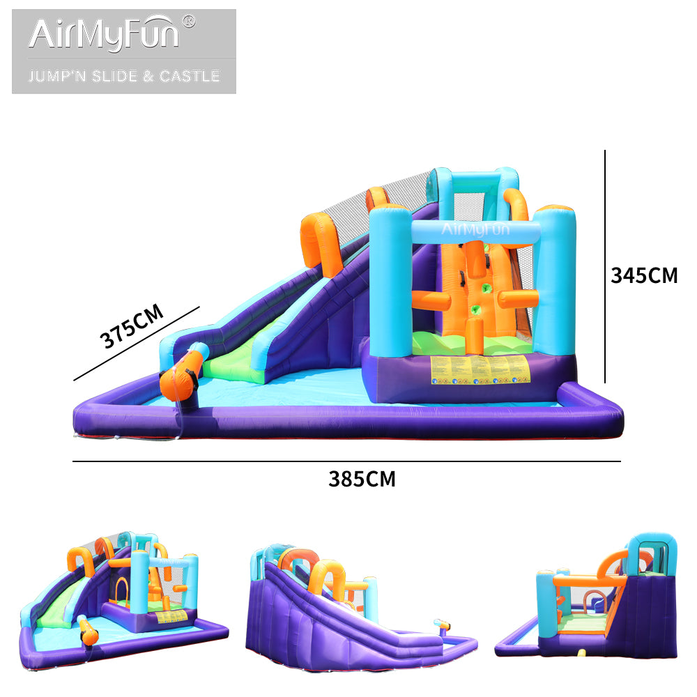 Panax 83020 AirMyFun Inflatable Cool Wave Water Slide
