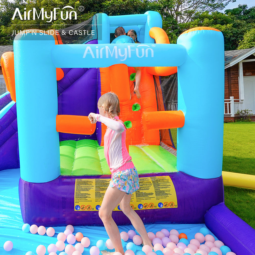 Panax 83020 AirMyFun Inflatable Cool Wave Water Slide