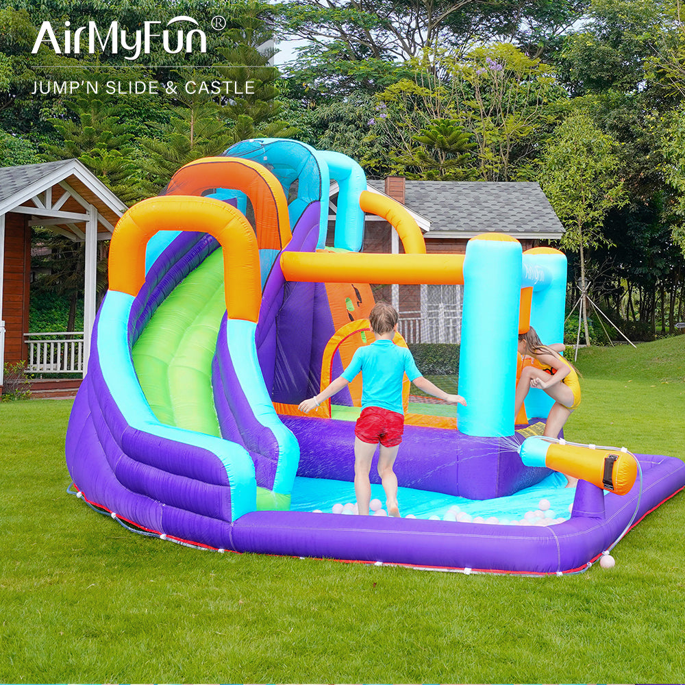 Panax 83020 AirMyFun Inflatable Cool Wave Water Slide