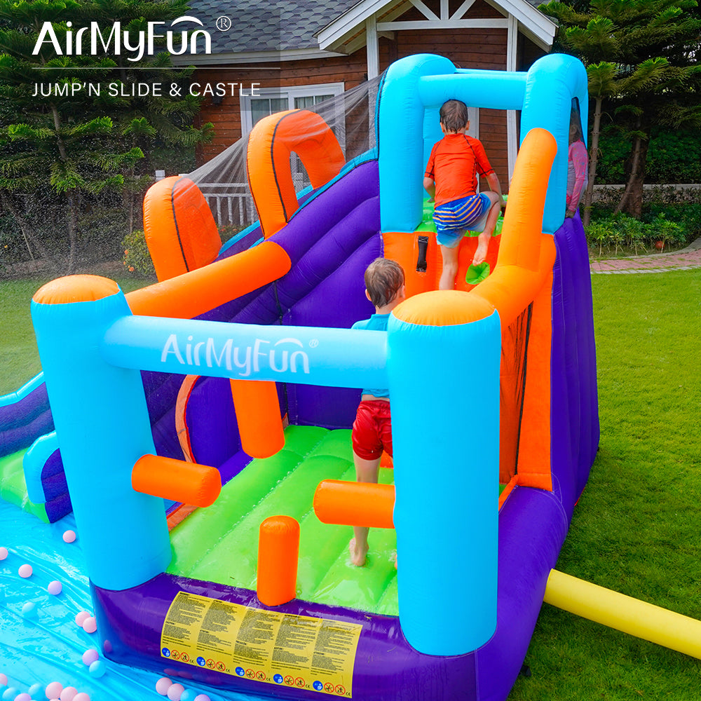 Panax 83020 AirMyFun Inflatable Cool Wave Water Slide