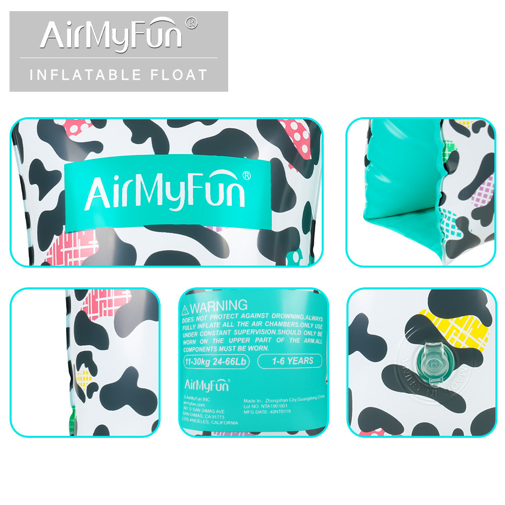 AirMyFun Leopard Arm Bands 3-6 Years