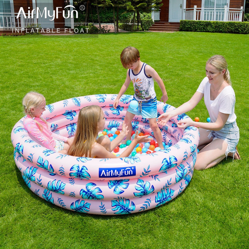 Air My Fun Tropical Plants Pool Float, 155x155x40cm, Ages 3+