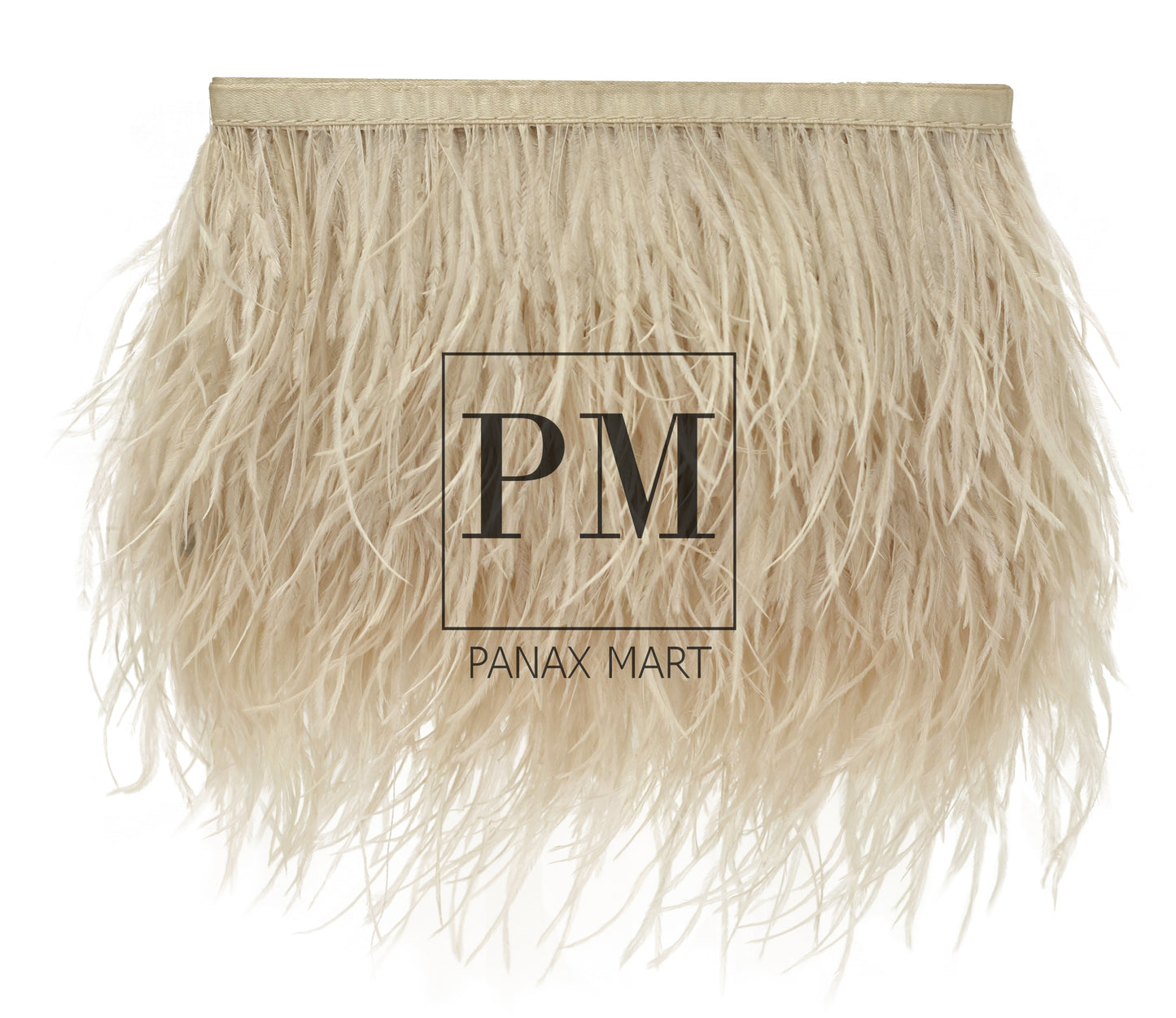 Natural & Soft Ostrich Feathers Fringe Trims Ribbons