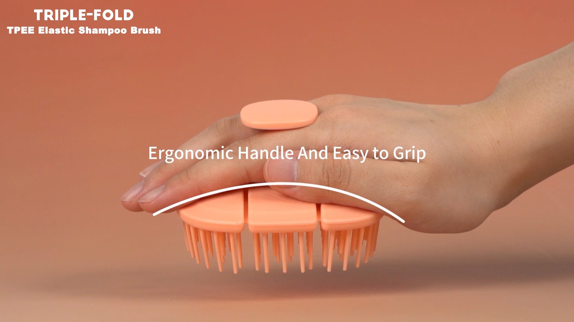 Panax Foldable Ag+ Technology Shampoo Brush - The World’s First Triple-Fold Design with Superior Cleaning and Bio-Friendly Innovation