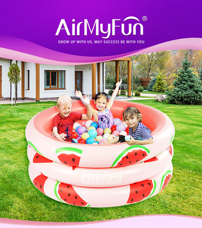 AirMyFun Eco-Friendly Reflexology Design With Watermelon & Pink Play Tub – Three Sizes