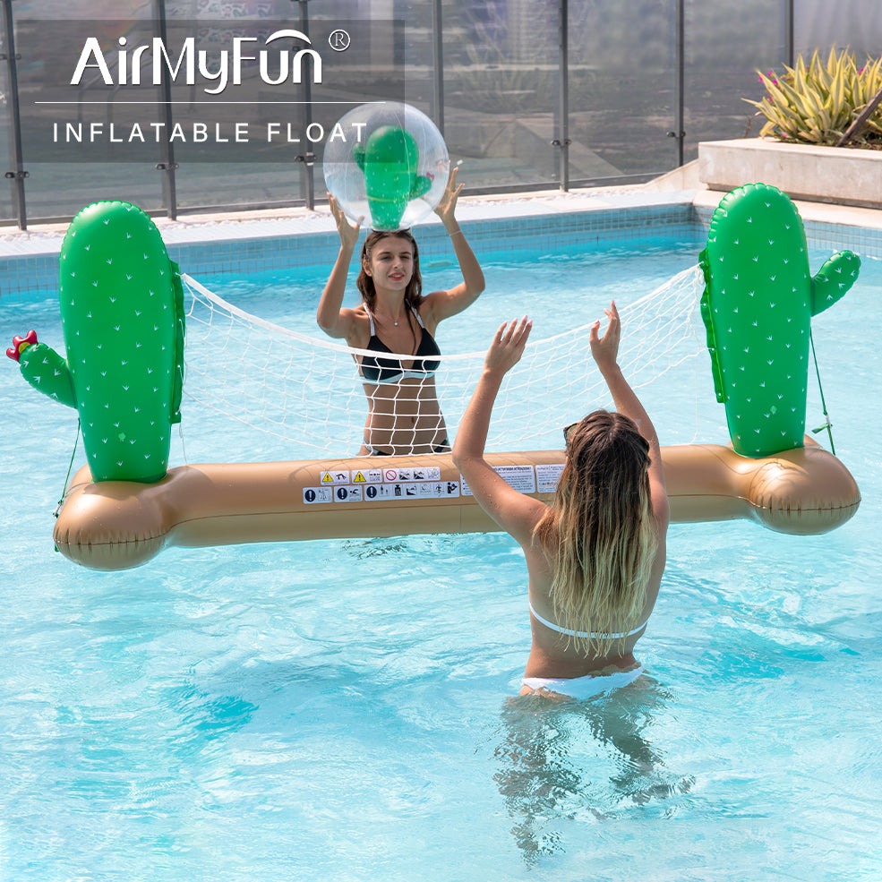 AirMyFun Cactus Volleyball Set For Active Fun 270cm Long