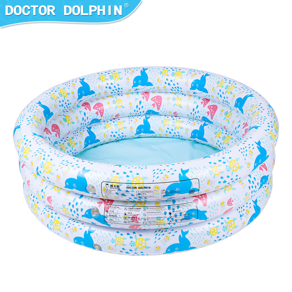 Doctor Dolphin Ocean Kingdom Inflatable Kiddie Round Pool 150cm