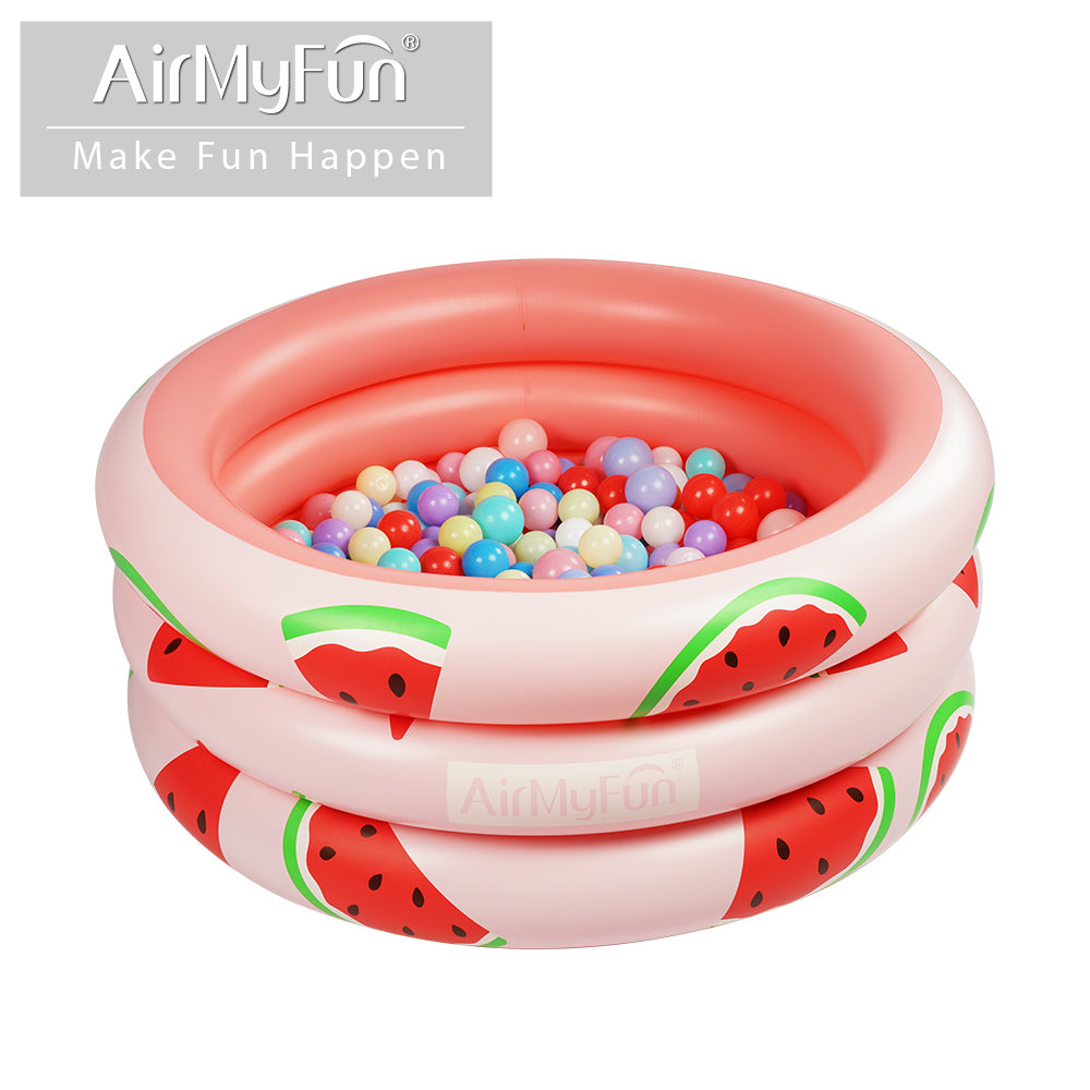 AirMyFun Eco-Friendly Reflexology Design With Watermelon & Pink Play Tub – Three Sizes