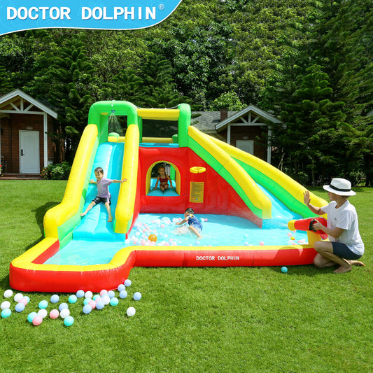 Panax 73018 Doctor Dolphin Inflatable Castle Bounce House Bouncer WATER SLIDES