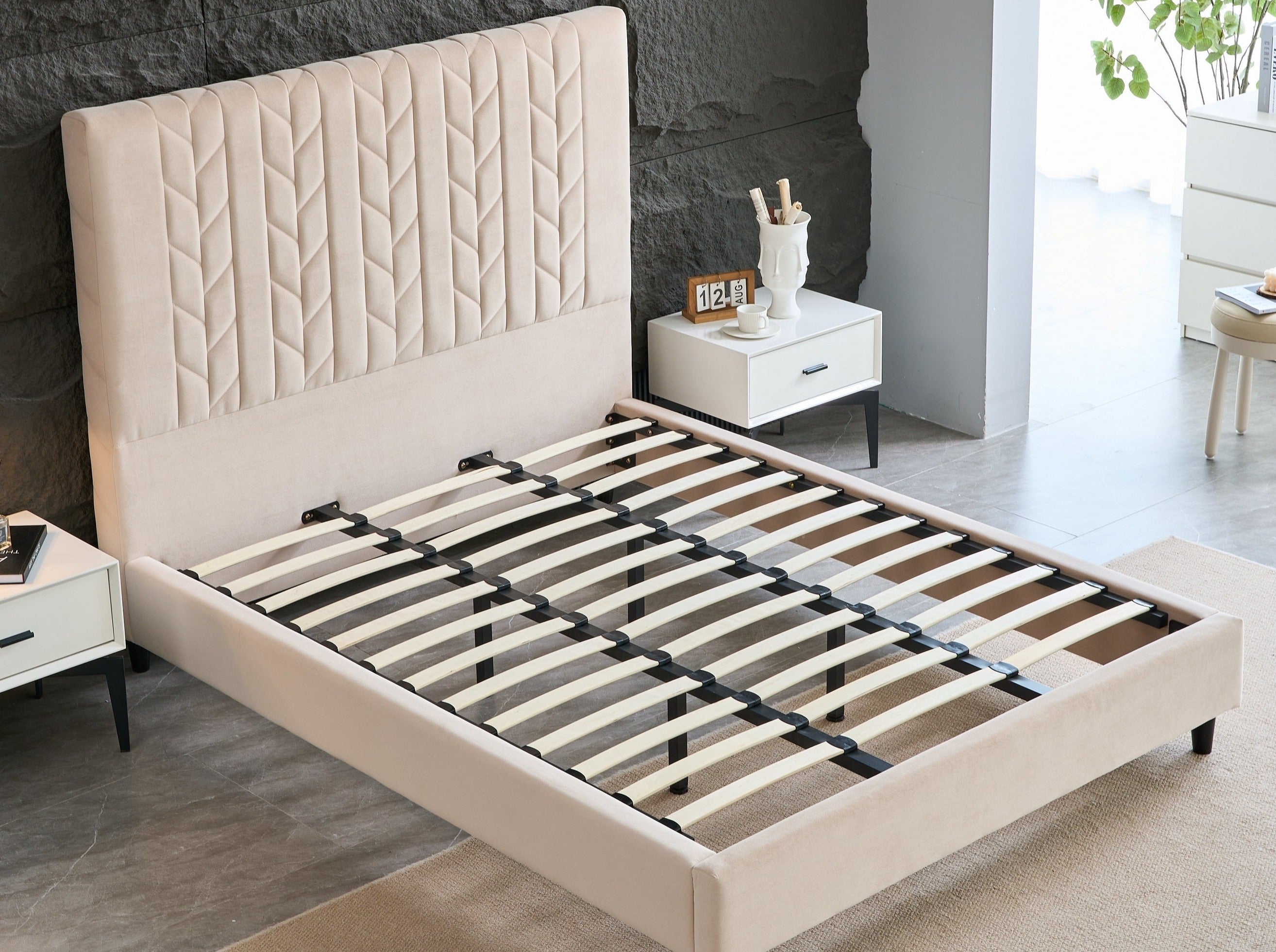 Panax Bed Frame with headboard