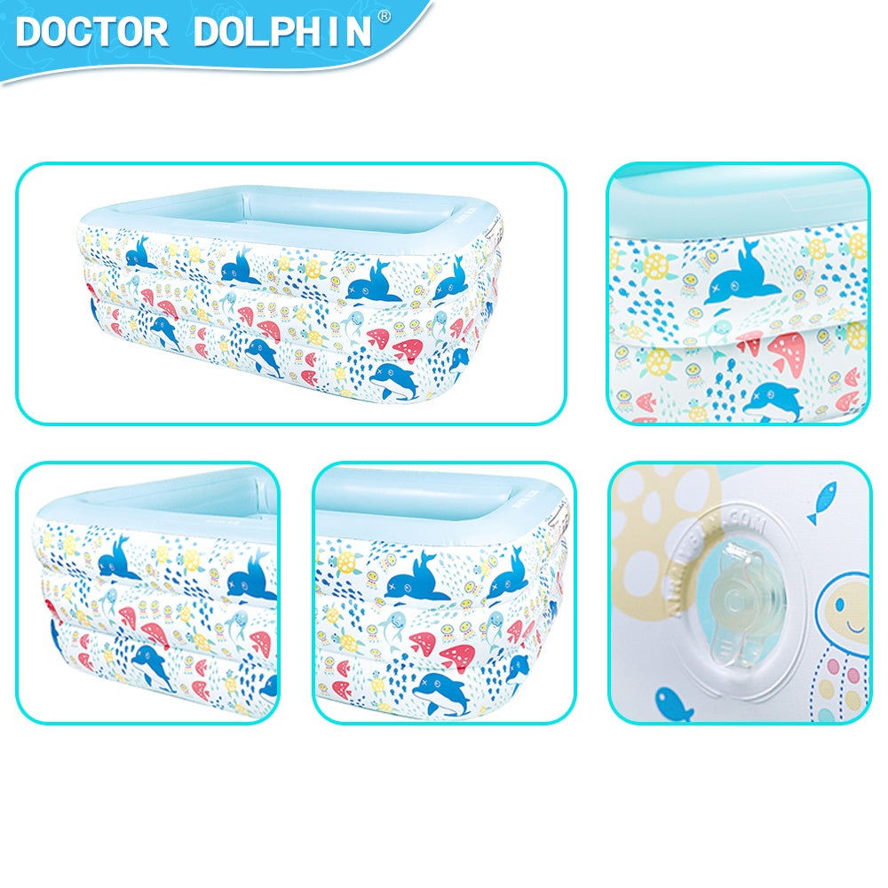 Doctor Dolphin Ocean Kingdom Swim Pool with Unicorn Sprinkler