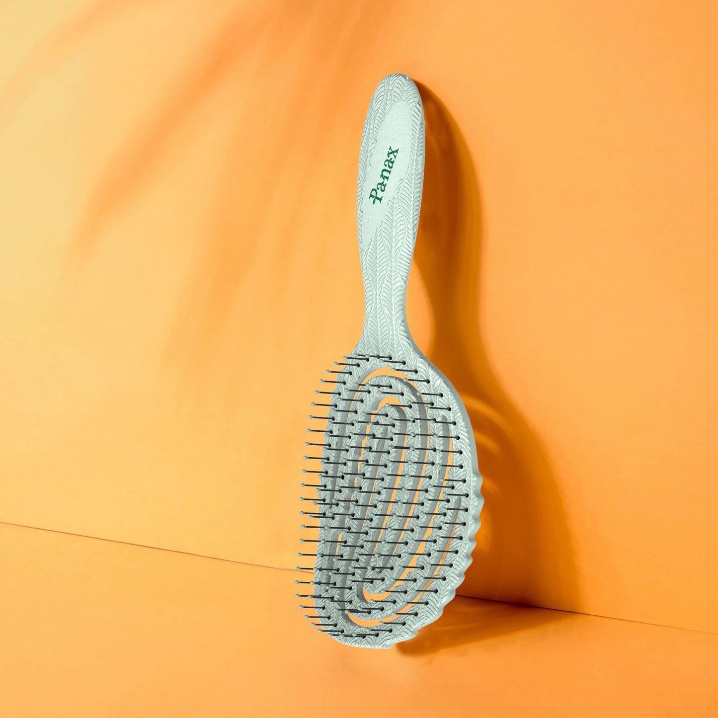 Panax Biodegradable Spiral Brush with Hook - Eco-Friendly Design for Gentle, Efficient Hair Detangling