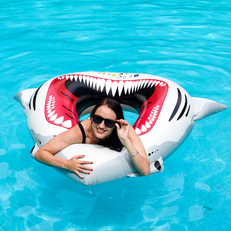 AirMyFun Swim Ring Shark Great White