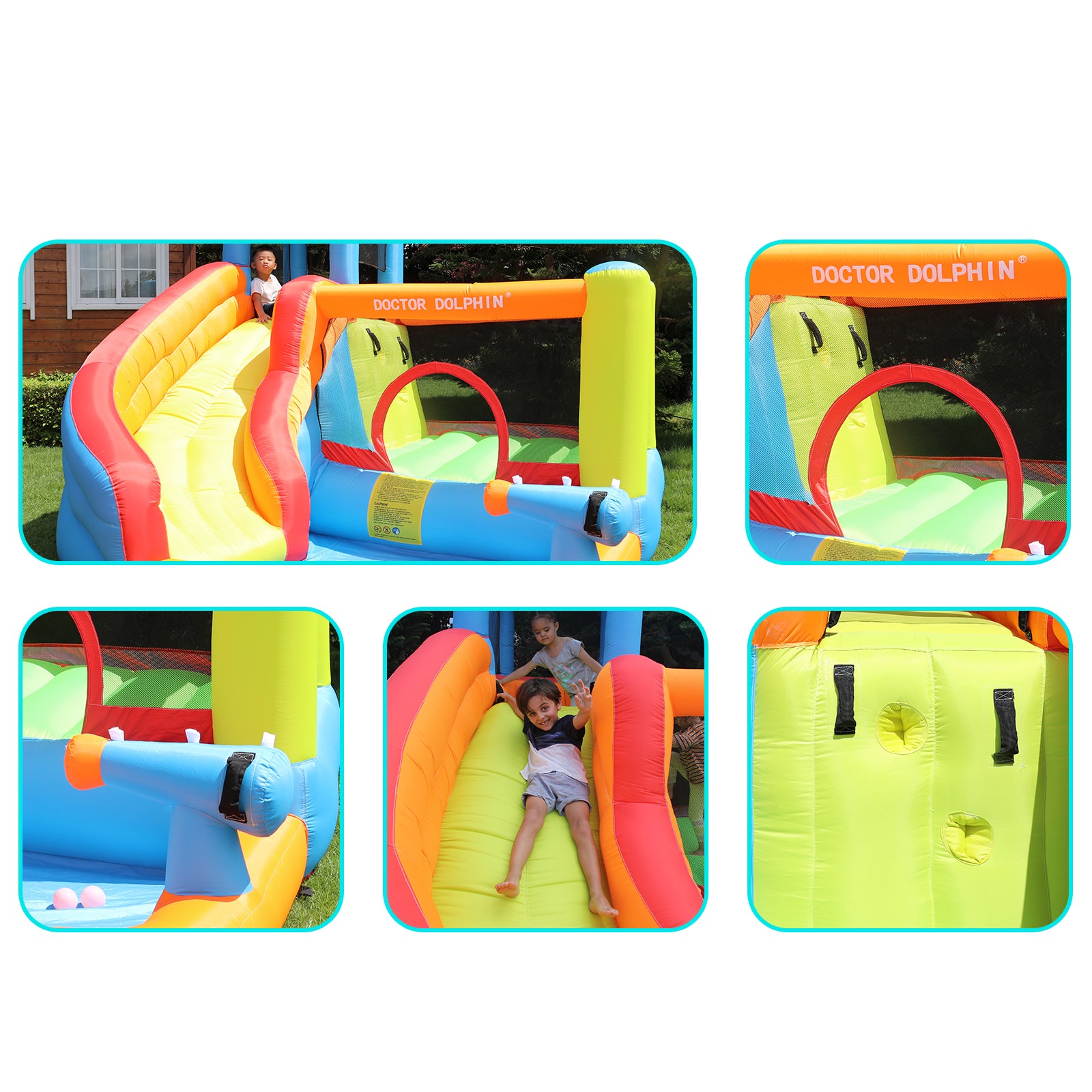 62030 Doctor Dolphin Inflatable Castle Bounce JUMP ’N HOUSES