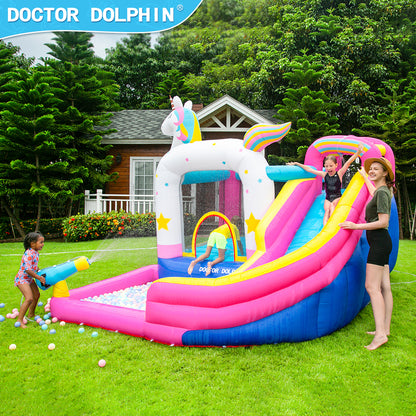 63103 Doctor Dolphin Inflatable Castle Bounce House Bouncer WATER SLIDES