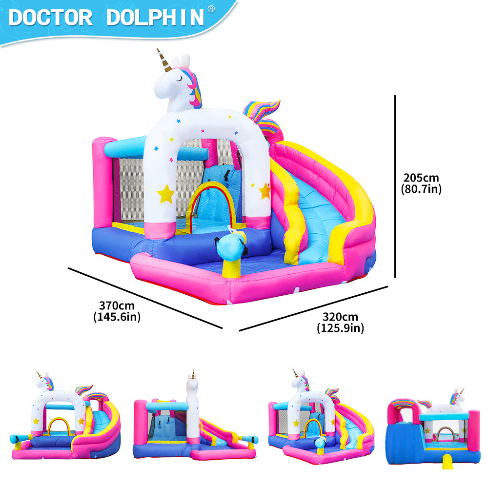 63103 Doctor Dolphin Inflatable Castle Bounce House Bouncer WATER SLIDES