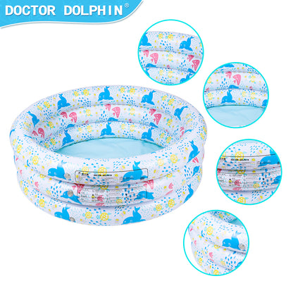 Doctor Dolphin Ocean Kingdom Inflatable Kiddie Round Pool 150cm