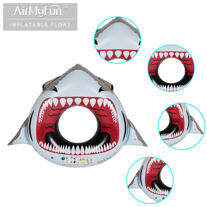 AirMyFun Swim Ring Shark Great White