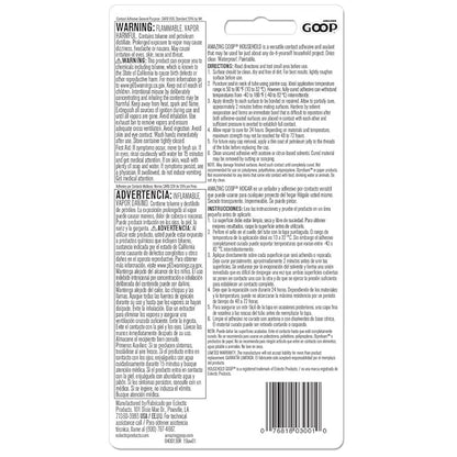 Panax Amazing GOOP 3.7 oz (109.4mL). All Purpose Adhesive, Clear/Transparent – Super Strong for Household Repairs