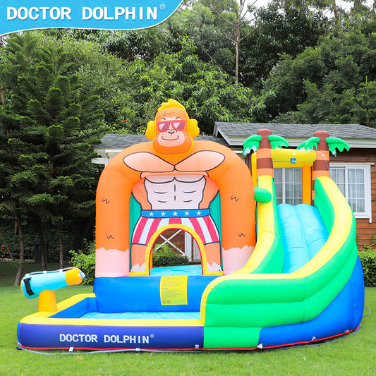 Panax 73008 Doctor Dolphin Inflatable Castle Bounce House Bouncer WATER SLIDES