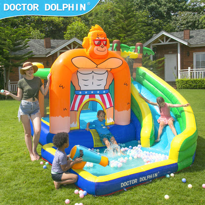 Panax 73008 Doctor Dolphin Inflatable Castle Bounce House Bouncer WATER SLIDES