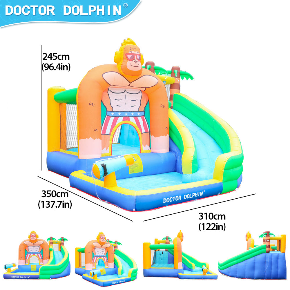 Panax 73008 Doctor Dolphin Inflatable Castle Bounce House Bouncer WATER SLIDES