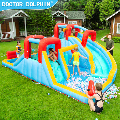 Panax 73033 Doctor Dolphin Inflatable Castle Bounce House Bouncer WATER SLIDES