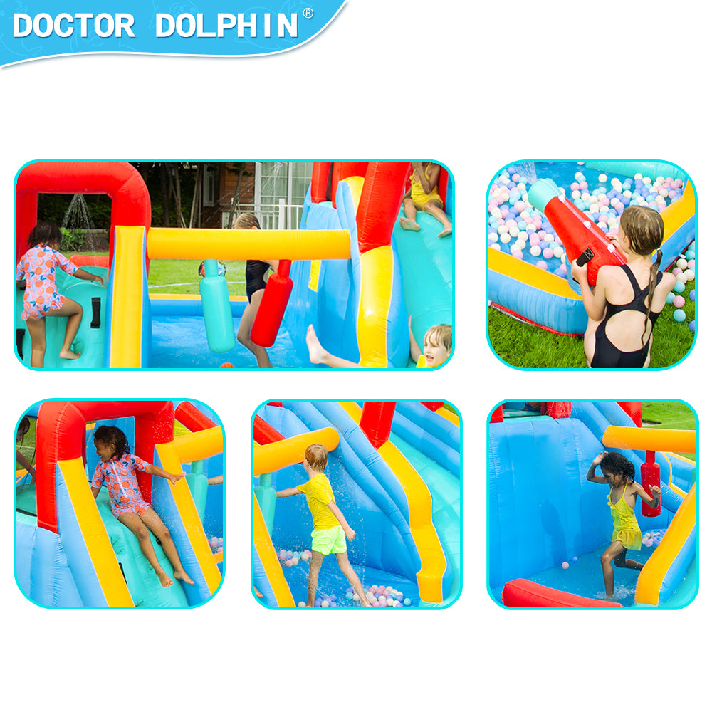 Panax 73033 Doctor Dolphin Inflatable Castle Bounce House Bouncer WATER SLIDES