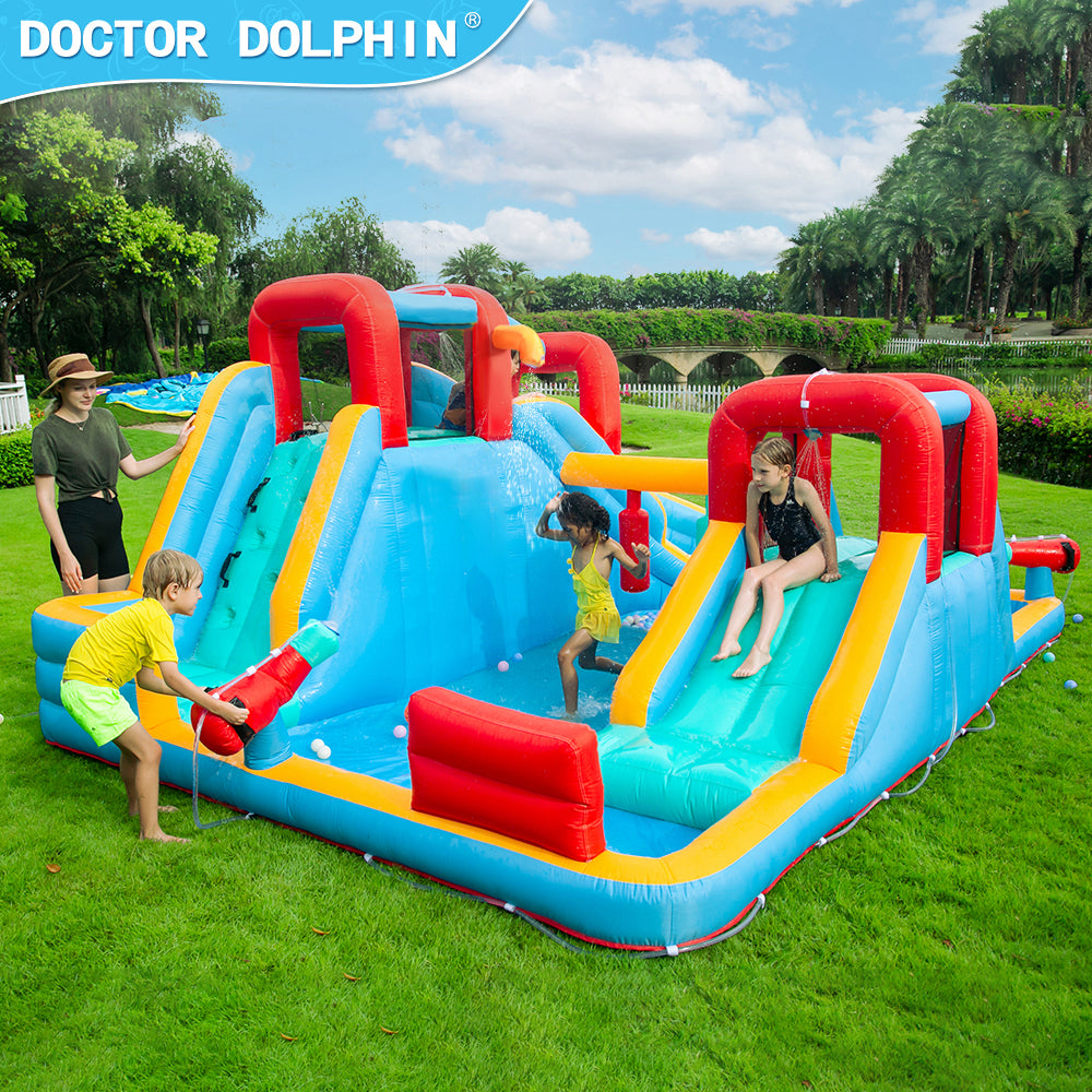 Panax 73033 Doctor Dolphin Inflatable Castle Bounce House Bouncer WATER SLIDES