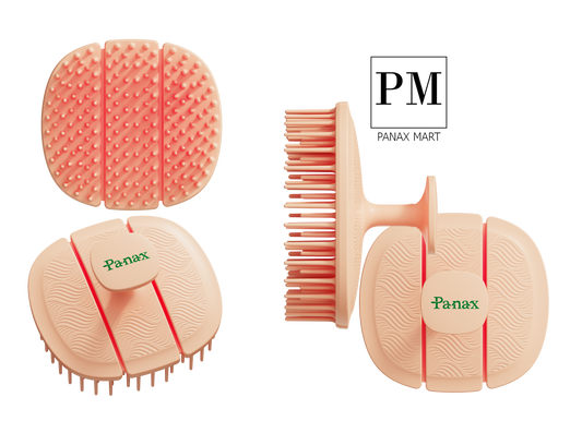 Panax Foldable Ag+ Technology Shampoo Brush - The World’s First Triple-Fold Design with Superior Cleaning and Bio-Friendly Innovation