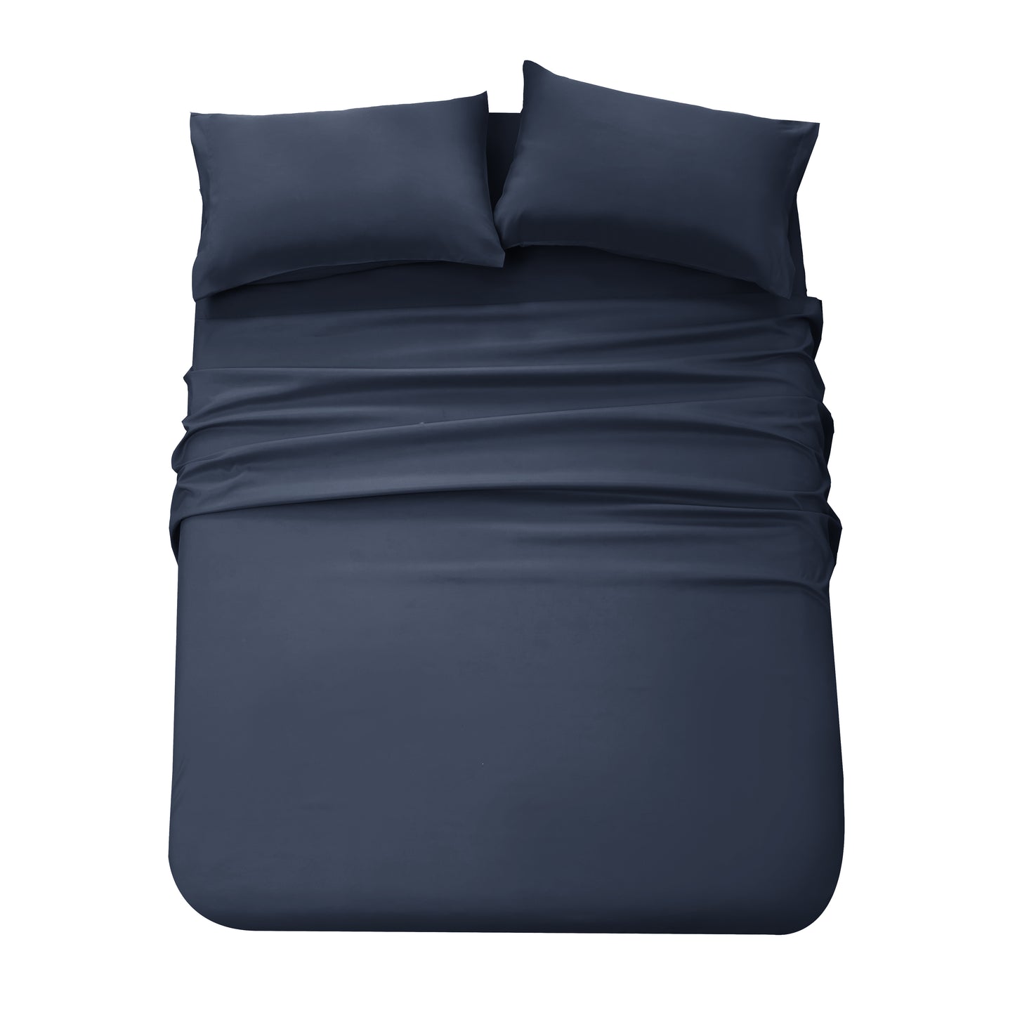 Panax Bedding Multi Size Bed Sheets Set - Brushed Microfiber - Shrinkage and Fade Resistant - Easy Care (Navy)