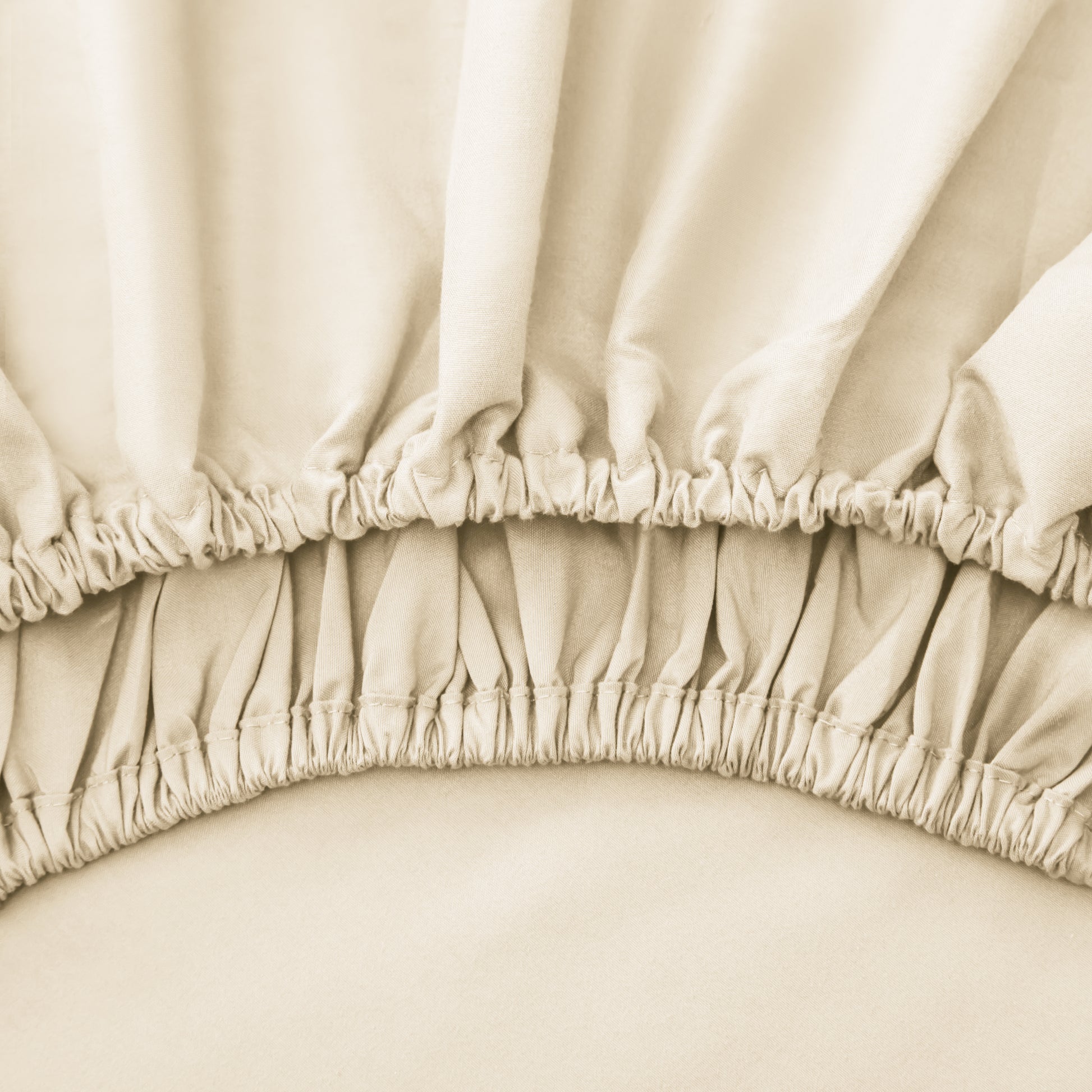 Panax Bedding Multi Size Bed Sheets Set - Brushed Microfiber - Shrinkage and Fade Resistant - Easy Care (Ivory)