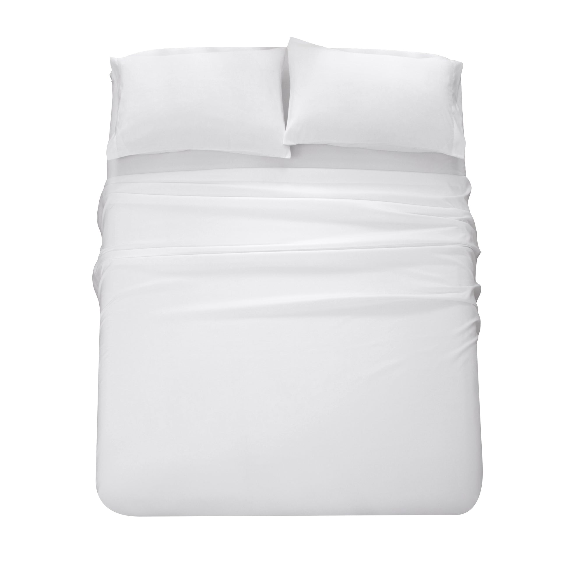 Panax Bedding Multi Size Bed Sheets Set - Brushed Microfiber - Shrinkage and Fade Resistant - Easy Care (White)