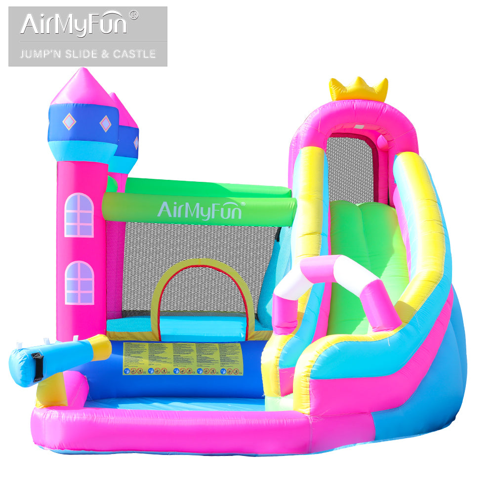 Panax 83002 AirMyFun Inflatable Pink Castle Theme Bounce House