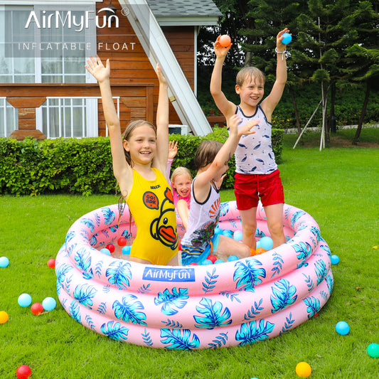 Air My Fun Tropical Plants Pool Float, 155x155x40cm, Ages 3+