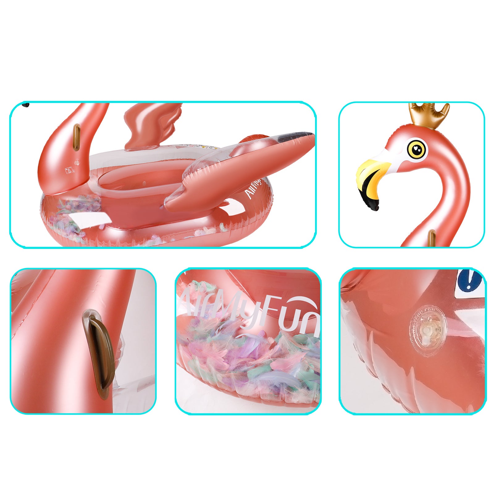 Airmyfun Giant flamingo pool float